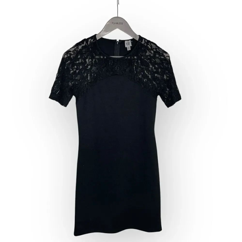 CO Urban Outfitters black dress with lace size small